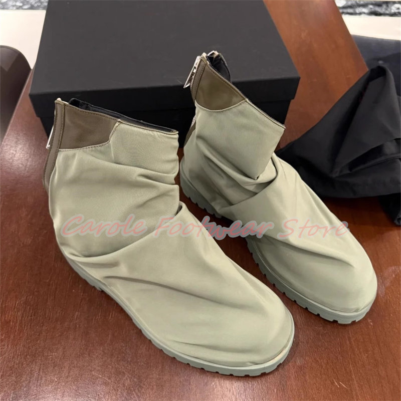 Pleated Nylon Cloth High Top M - Men'S Shoes Increase Height review and price