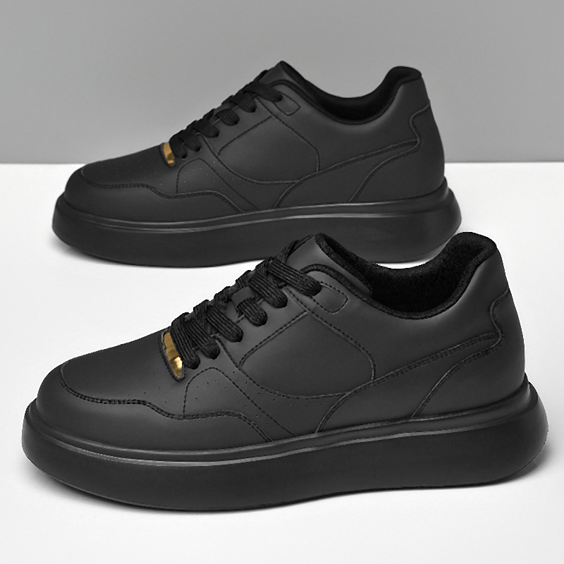 Men Solid Faux Leather Skate S - Men'S Shoes Increase Height review and price