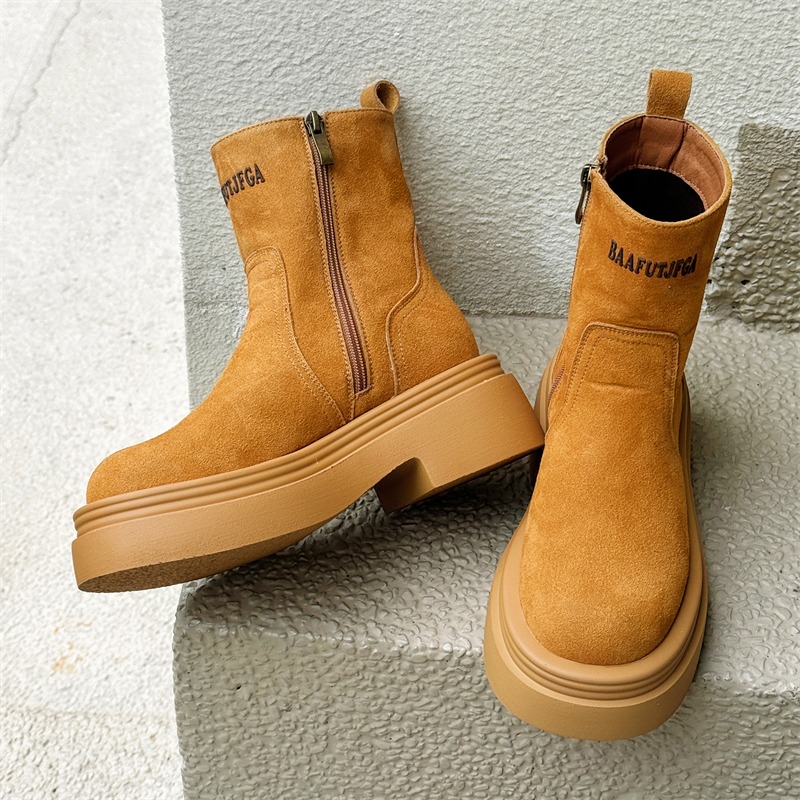 Winter Europe America Retro Th - Men'S Shoes Increase Height review and price