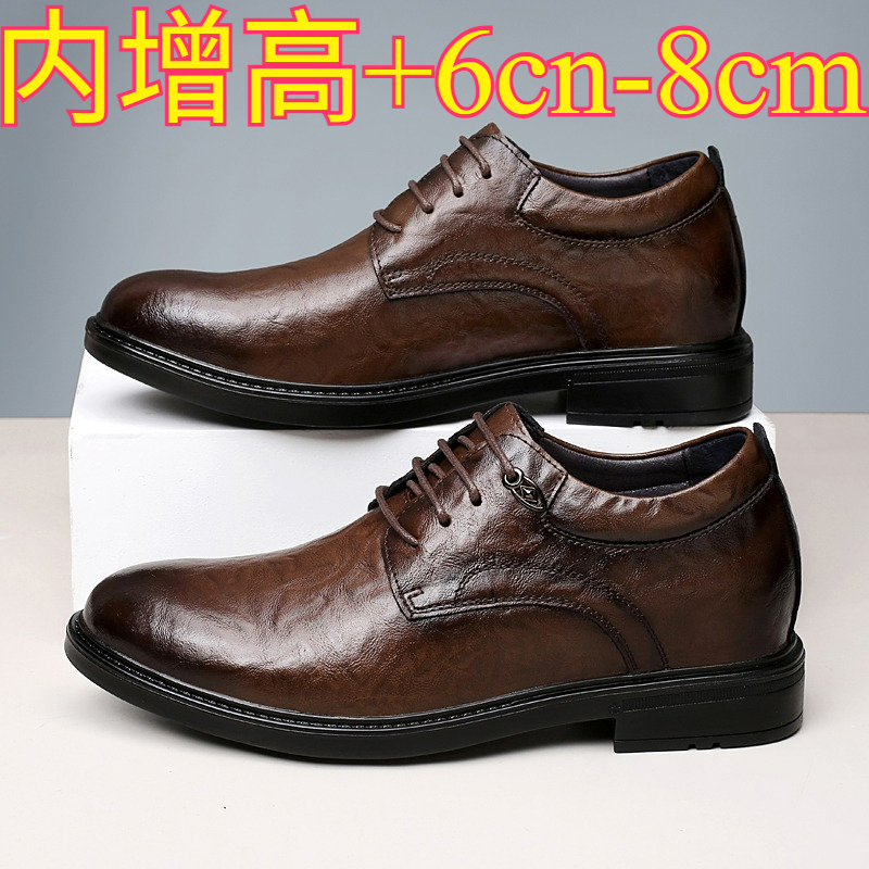 Leather Casual Elevator Shoes  - Men'S Shoes Increase Height review and price