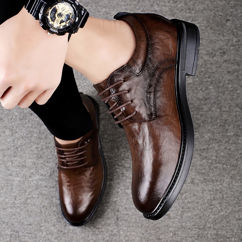 Leather Casual Elevator Shoes  - Men'S Shoes Increase Height review and price